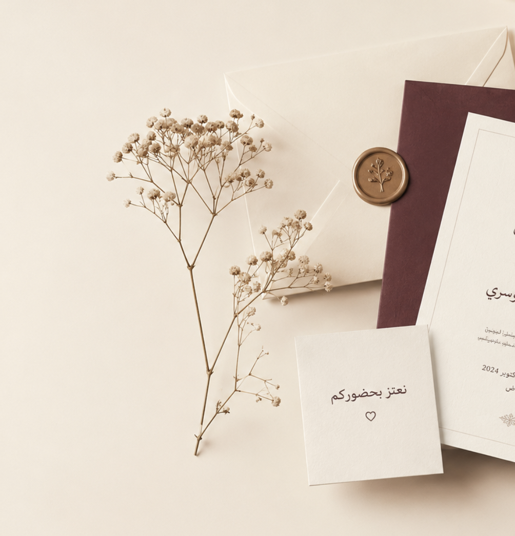 WUD invitation stationery